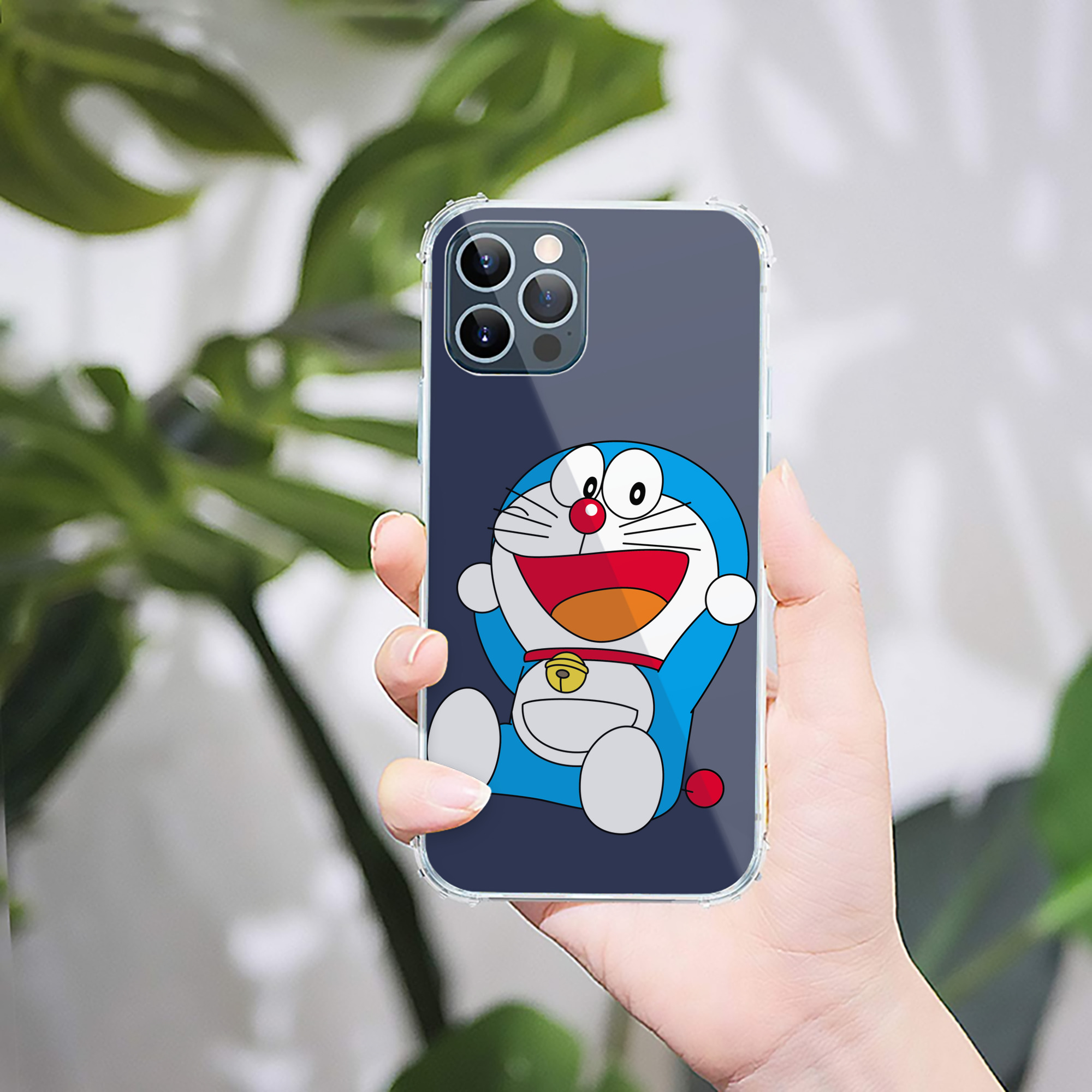 （画像用） ドラえもん Doraemon 【iPhone 12シリーズ対応】透明スマホケース（クリアソフトケース）